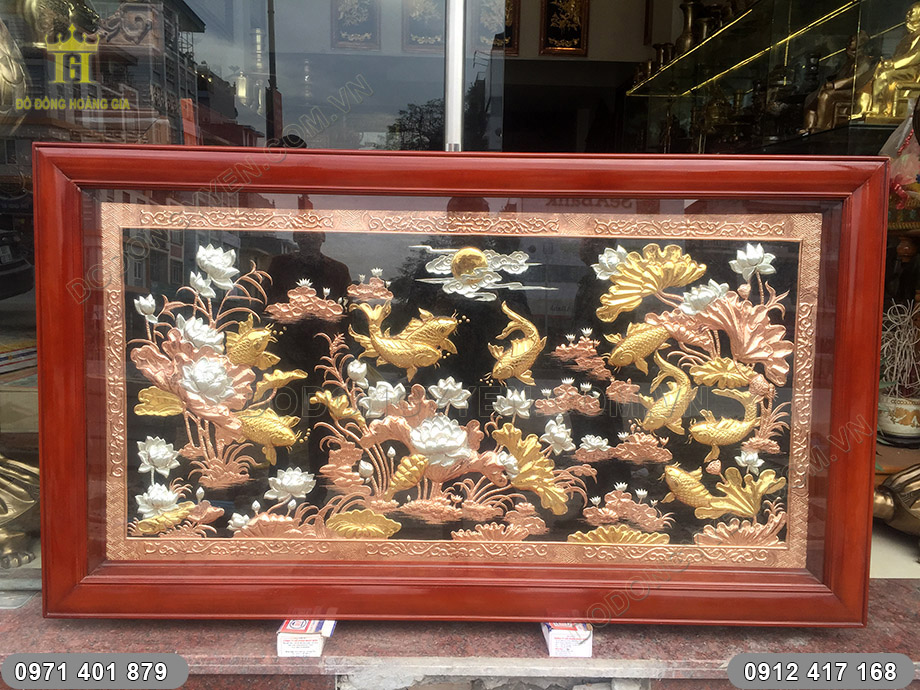 tranh cửu ngư quần tụ